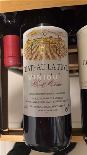 Bordeaux Haut-Médoc Château La Peyre 2002