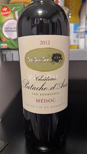 Burdeos Médoc Pâtache d'Aux 2012