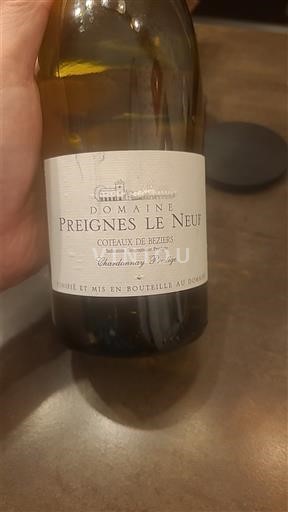 Languedoc et Roussillon Coteaux de Béziers Domaine Preignes Le Neuf Chardonnay Prestige Non Millésimé