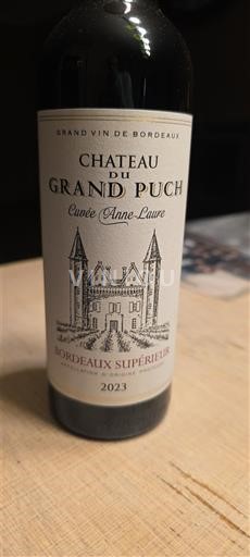 Bordeaux Bordeaux Supérieur Château Grand Puch Anne-Laure 2023