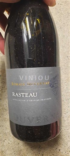 Rhônedalen Rasteau Romain Duversay Icke årgångsbetecknad