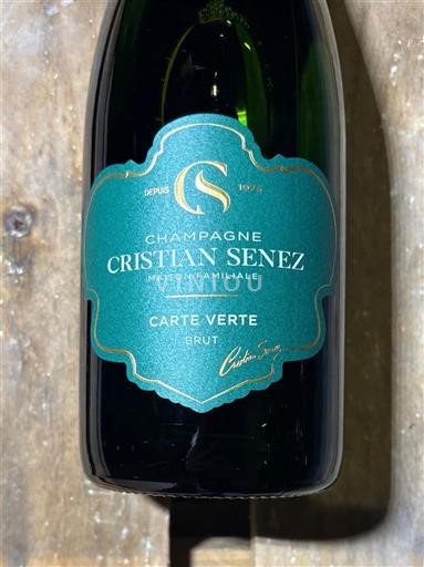 Champagne Champagner Cristian Senez Carte Verte Ohne Jahrgang