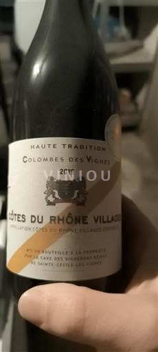 Valle del Rodano Côtes-du-rhône-villages Cave des Vignerons de Sainte-Cécile Colombes des Vignes Haute Tradition 2019