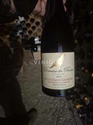Бургундія Нюї-Сен-Жорж Premier Cru Domaine S Perdrix Premier Cru - Aux Perdrix 2010