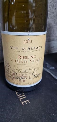 Alsazia Domaine Jean Sipp Riesling Vieilles Vignes 2013