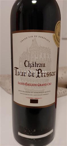 Bordeaux Saint-Émilion Grand Cru Château Tour de Pressac Non Millésimé