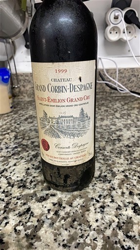 Bordo Сент-Емилион Гранд Кру Château Grand Corbin Despagne 1999