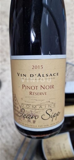 Alsazia Domaine Jean Sipp Réserve 2015