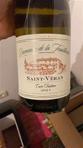 Bourgogne Saint-Véran Domaine La Feuillarde Tradition 2021