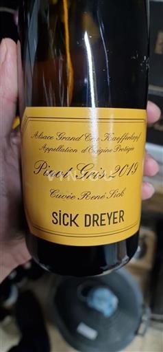 Alsace Grand Cru Sick Dreyer René Sick 2019