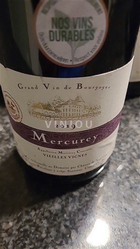 Burgundy Mercurey Château Santenay Vieilles Vignes 2019