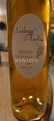Jihozápad Gaillac Bruno Montels Vendanges Tardives 2017