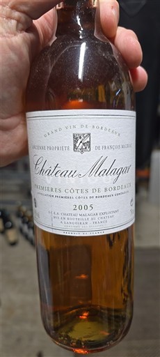 Burdeos Primeras Colinas de Burdeos Château Malagar 2005