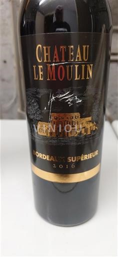 Bordeaux Bordeaux Supérieur Château Le Moulin 2016