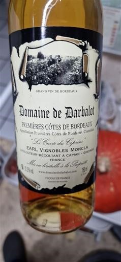 Bordeaux Premières-côtes-de-bordeaux Domaine Darbalot La des Copains Neročník
