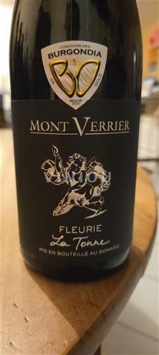 Beaujolais Fleurie Mont Verrier La Tonne 2019