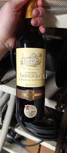 Bordoja Bordeaux Supérieur Château Larroque 2016