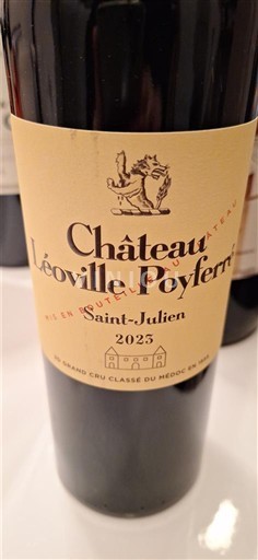 Bordeaux Saint-Julien Grand Cru Château Léoville Poyferré 2023