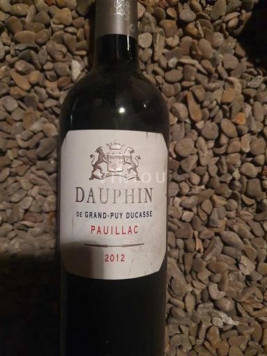 Burdeos Pauillac Grand-Puy Ducasse Dauphin de Grand-Puy Ducasse 2012