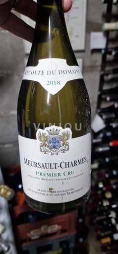 Бургундія Не вказано Premier Cru Château Meursault Meursault-Charmes Premier Cru 2018