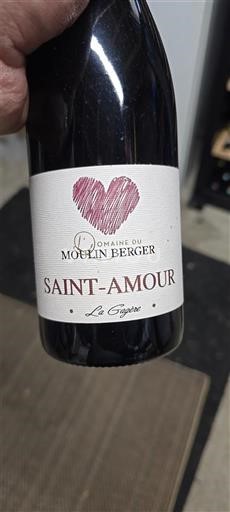 Beaujolais Saint-Amour Domaine Moulin Berger La Gagere 2023