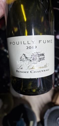 Loiretal Pouilly Fumé Benoit Chauveau La Charmette 2019