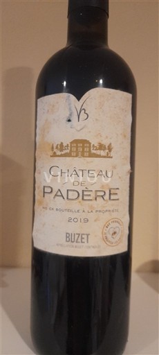 Sørvest Buzet AOP / AOC Château Padère 2019