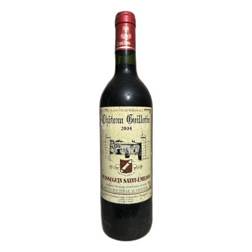 Bordeaux Puisseguin-saint-émilion Château Guillotin 2004