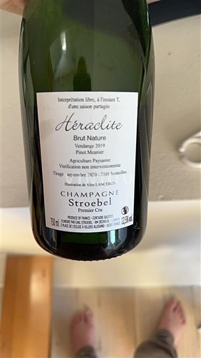 Schaumweine Blanc brut-nature Heraclite Stroebel 2019 Frankreich Champagne Champagner AOC Premier Cru
