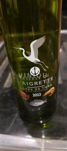 Languedoc-Roussillon Côtes de Thau Réserve de l'Aigrette 2023