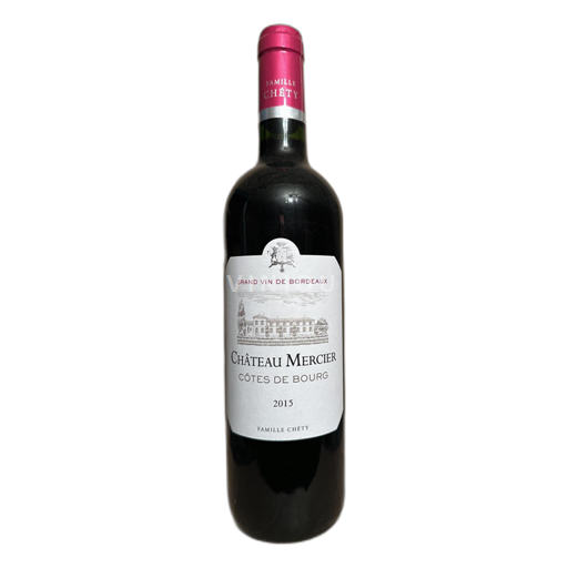Bordeaux Côtes-de-bourg Château Mercier 2015
