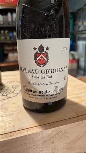 Vale do Ródano Châteauneuf-du-Pape Château Gigognan Clos du Roi Stéphane & Géraldine 2020