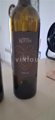 Sud-Ouest Gaillac Domaine Rotier L'Âme 2017