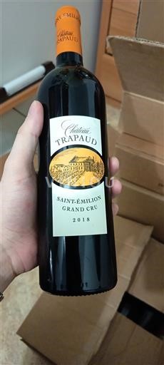 Bordeaux Saint-Émilion Grand Cru Grand Cru Château Trapaud 2018