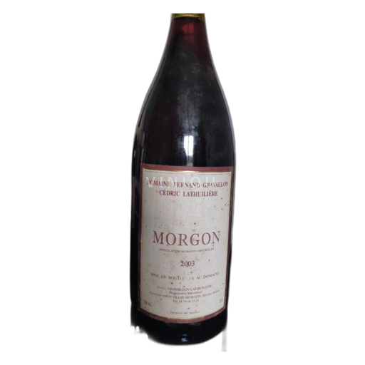 Beaujolais Morgon Domaine Gravallon-Lathuilière 2003