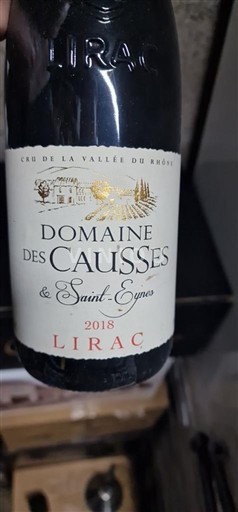 Vale do Ródano Lirac Domaine S Causses & Saint-Eynes 2018