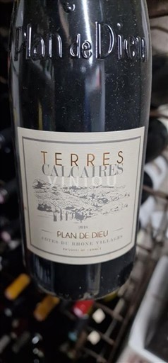 Valle del Rodano Côtes-du-rhône-villages Terres Calcaires Plan de Dieu 2018