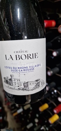 Valle del Rodano Côtes-du-rhône-villages Château La Borie Suze la Rousse 2019