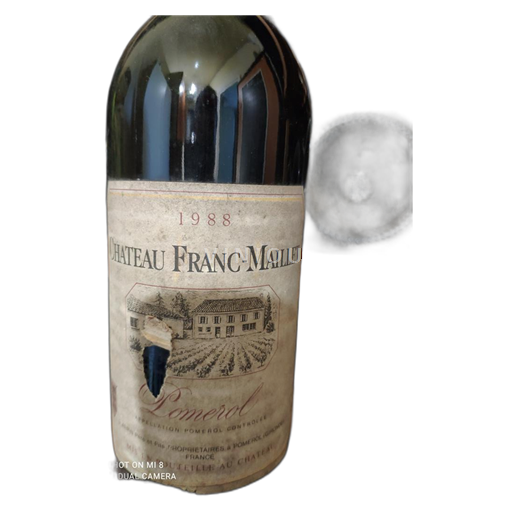 Bordéus Pomerol Château Franc-Maillet 1988