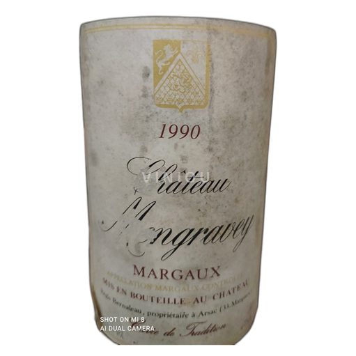 Bordeaux Margaux Château Mongravey 1990