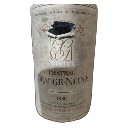 Bordeaux Pomerol Château Grange-Neuve 1989