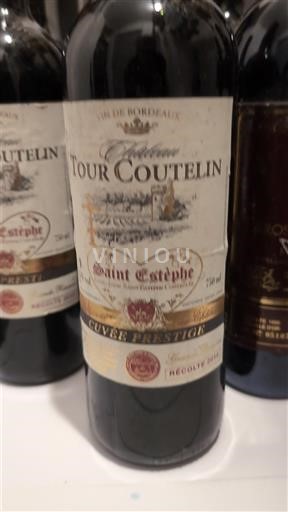 Wines Rouge sec Cuvée Prestige Château Tour Coutelin 2015 France Bordeaux Saint-Estèphe AOC