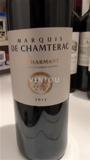 Bordeaux Marquis de Chamterac Harmant 2012