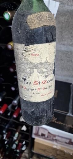 Bordeaux Saint-Georges-Saint-Émilion Château St. Georges 1979