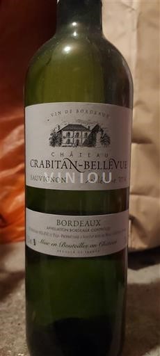 Bordeaux Château Crabitan-Bellevue Sauvignon 2016