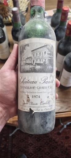 Bordeaux Saint-Émilion Grand Cru Château Panet 1974
