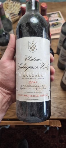Bordeaux Margaux Château Labégorce Zédé 1990