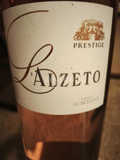 Viinit Rosé sec Prestige L'Alzeto Non millésimé Ranska Korsika Ajaccio AOC