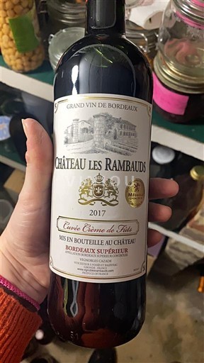 Bordeaux Bordeaux Supérieur Château Les Rambauds Crème de Tête 2017