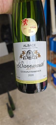 Alsace Gewürztraminer Bannwarth 2020